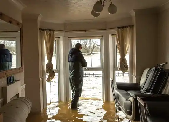 water damage restoration service Holly Grove